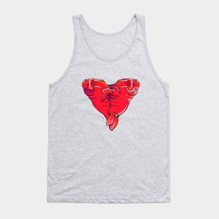 Odobenus Rosmarus Heartus Tank Top